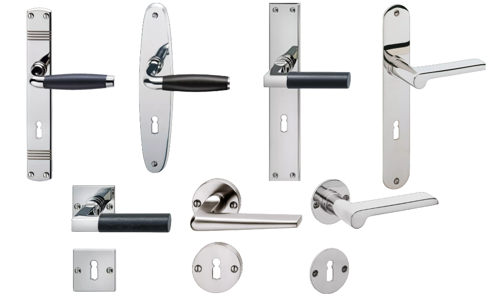 Messing - Vernickelt - Garnituren