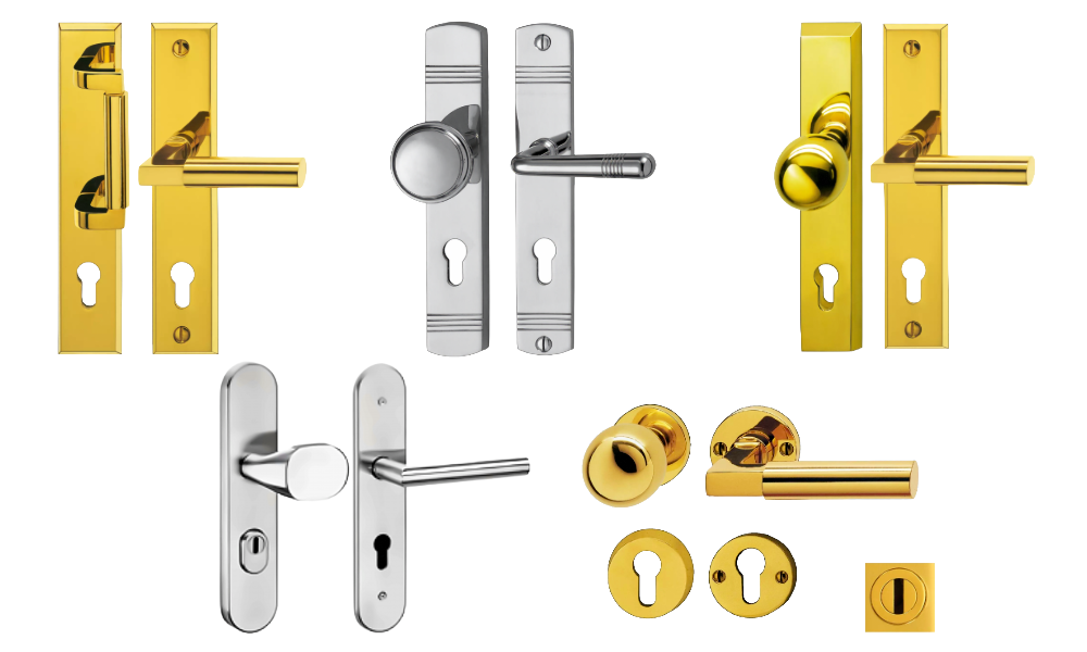 Schutz - Beschläge / Sicherheits - Garnituren