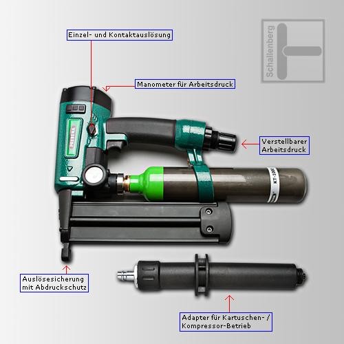 Druckluft-Kartuschennagler PKT-2-J50SD-S