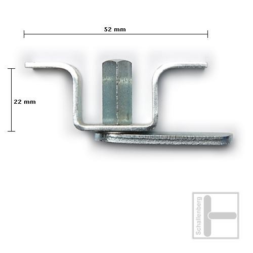 Vorreiber 22 mm 051.701