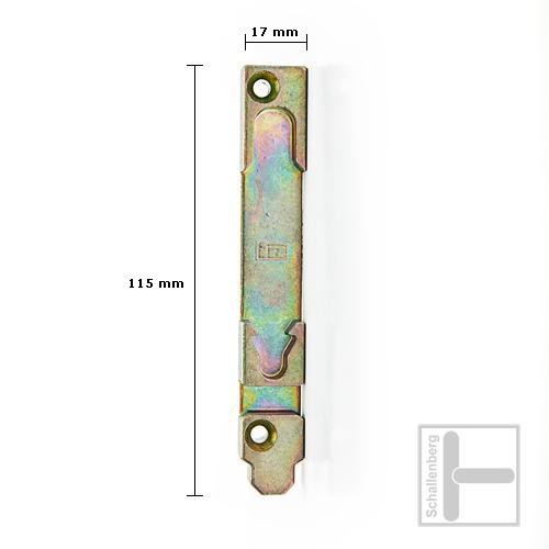 Kipp-Schließblech Siegenia SI 1660 R/L links