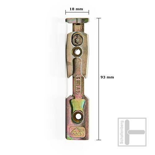 Kipp-Schließblech Roto K605-A5