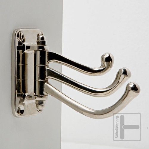 Garderobenhaken | Mantelhaken 3-fach Messing | 064.74N