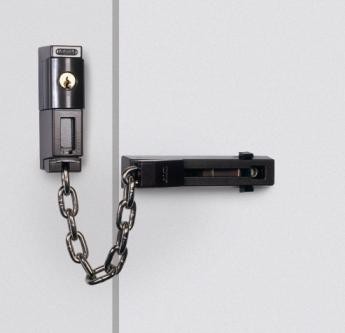 Abschließbare Türkette ABUS SK-78 Silber