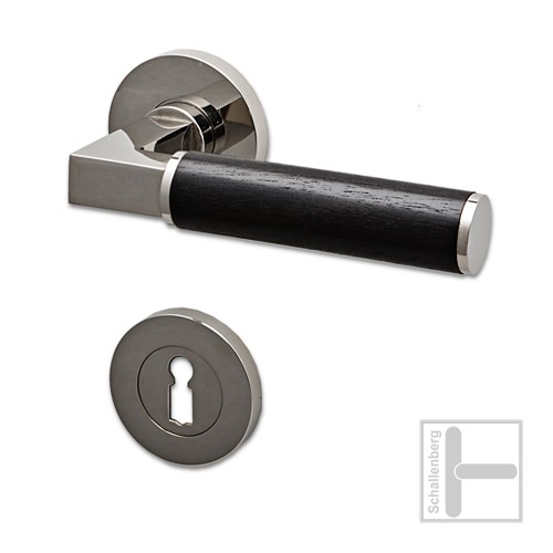 Türdrücker-Garnitur mit Ebenholz 067.127PN