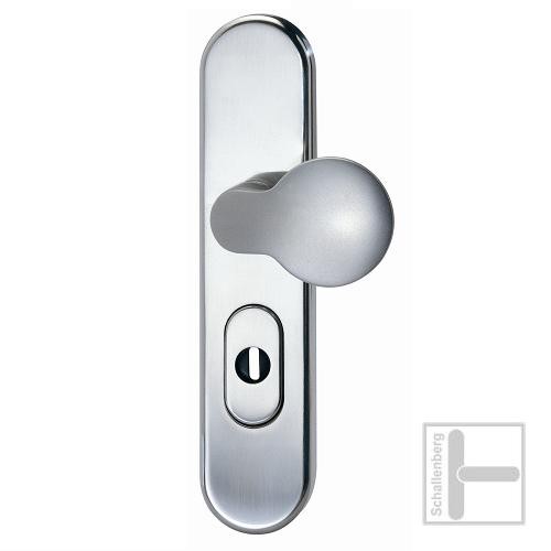 Design-Schutzbeschlag FSB 7584 R | Aluminium DIN-Links / 72 mm / S2-ZA (8 - 16 mm) / 76 - 85 mm / 9 mm
