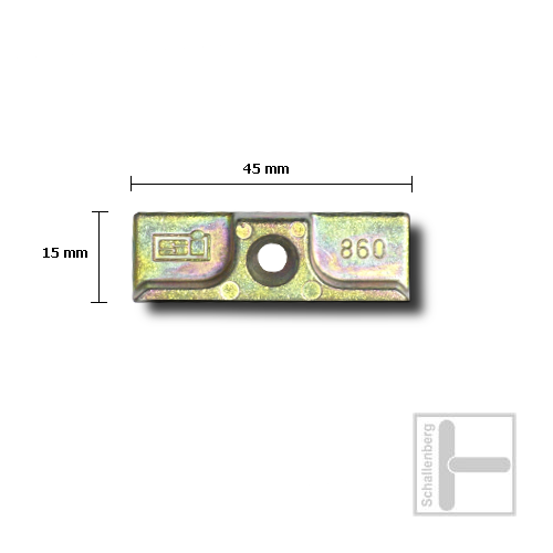 Schließblech Siegenia SI 860