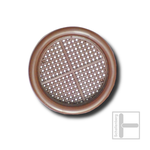Luftrosette Kunststoff | 028.R04.BR | Braun