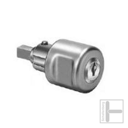 Zylinder-Drehknopf Hekna-Mini-Metall 4310, System 24 links / Gleichschließung