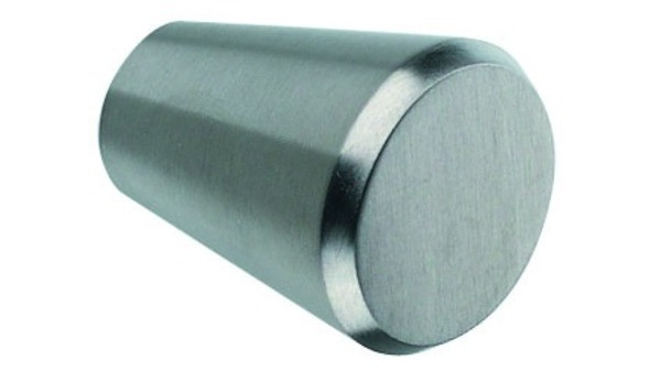 Möbelknopf Edelstahl matt gebürstet