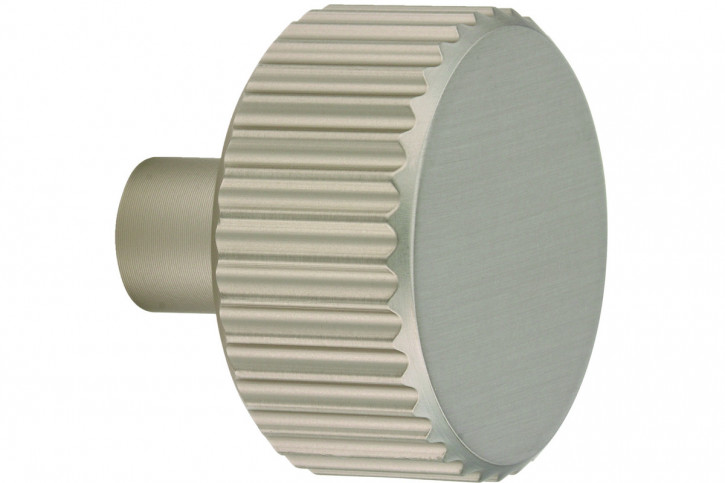 Möbelknopf Aluminium Edelstahl finish