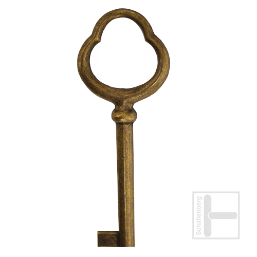 Möbelschlüssel Messing eingefärbt 002.1217 mit Feilen