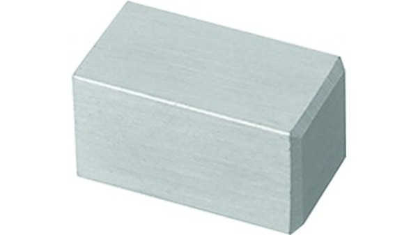Möbelknopf Aluminium Silberfarbig eloxiert