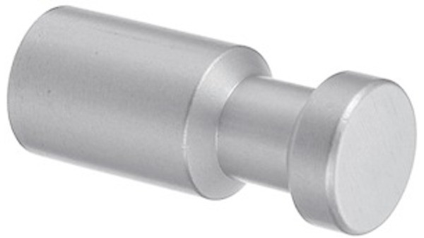 Möbelknopf Aluminium Silberfarbig eloxiert