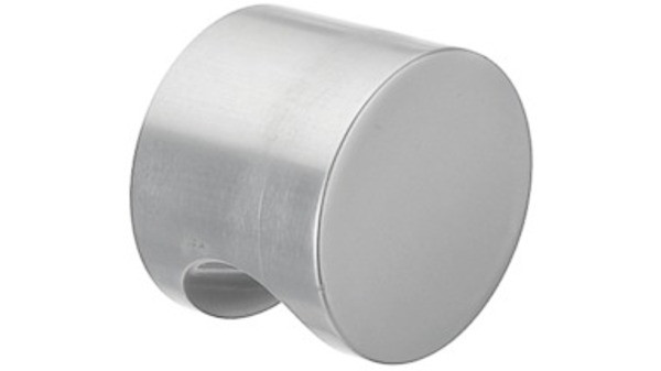 Möbelknopf Aluminium Silberfarbig eloxiert