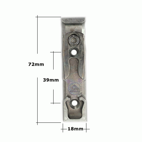 Kipp- Schliessblech Roto R604B42