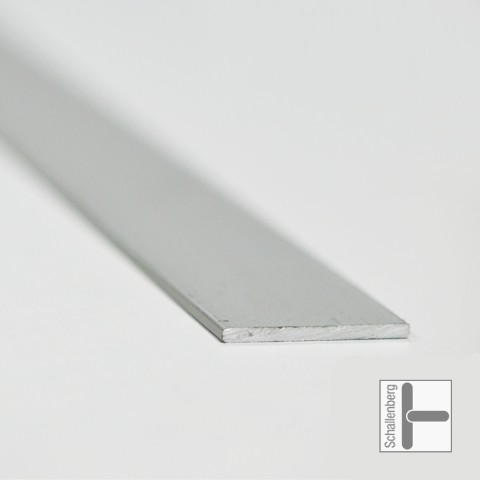 Leichtmetall Flachprofil 20mm 235 cm