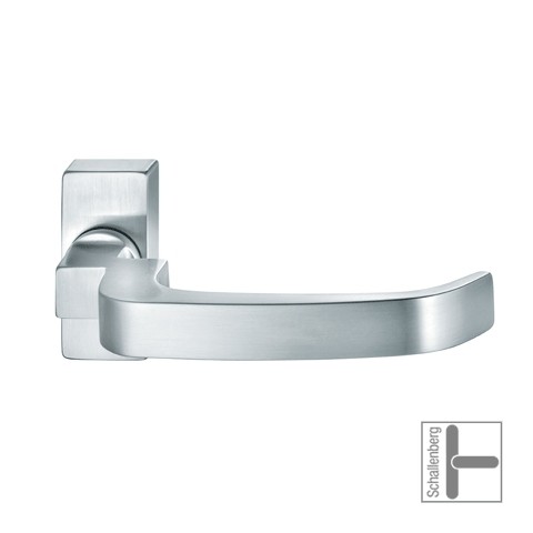 Verkröpfter FH- Rahmentürdrücker FSB 06 1164 Edelstahl