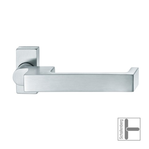 Verkröpfter FH- Rahmentürdrücker FSB 06 0644 Aluminium