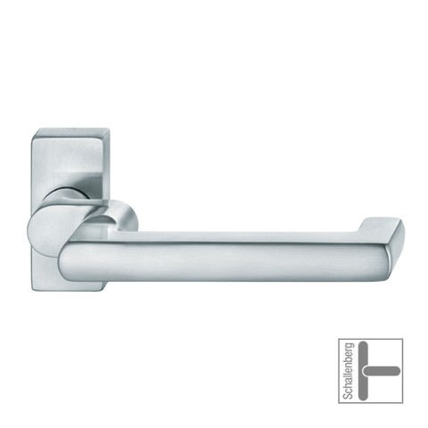 Verkröpfter FH- Rahmentürdrücker FSB 06 1031 Aluminium