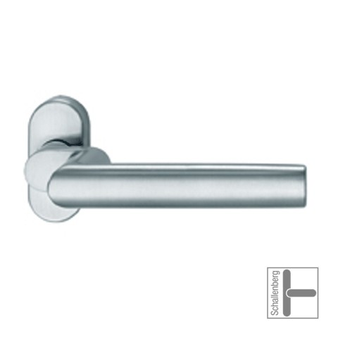 Verkröpfter FH- Rahmentürdrücker FSB 06 1108 Aluminium