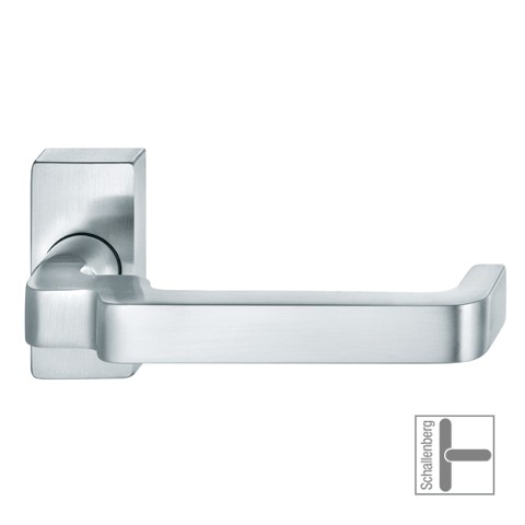 Verkröpfter FH- Rahmentürdrücker FSB 06 1134 Aluminium