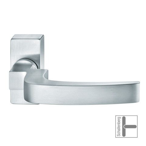 Verkröpfter FH- Rahmentürdrücker FSB 06 1163 Aluminium