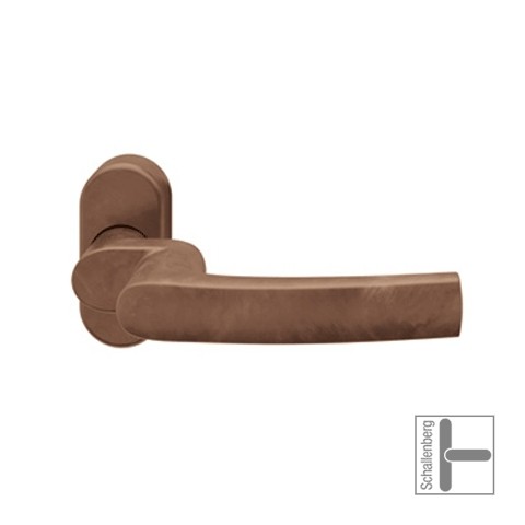 Verkröpfter FH- Rahmentürdrücker FSB 06 1015 Bronze