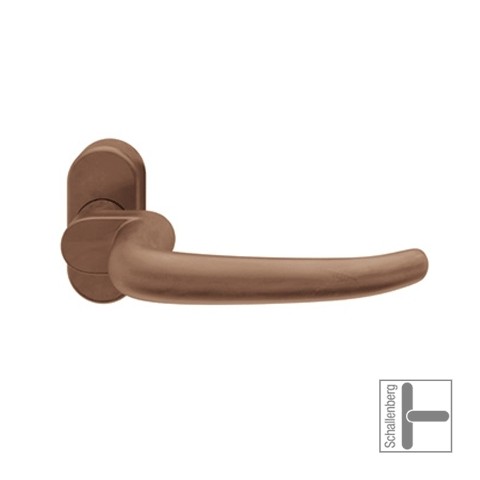Verkröpfter FH- Rahmentürdrücker FSB 06 1023 Bronze
