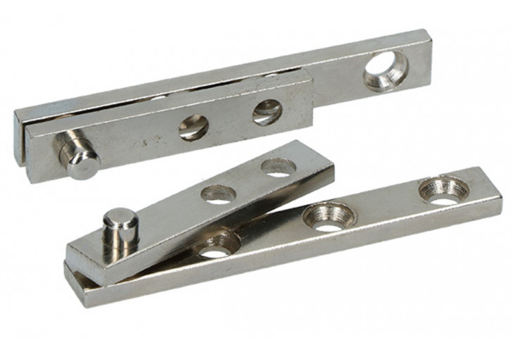 Zapfenbänder 77x10x4 mm vernickelt