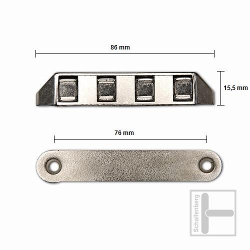 Compact-Schnäpper Nickel Größe 8