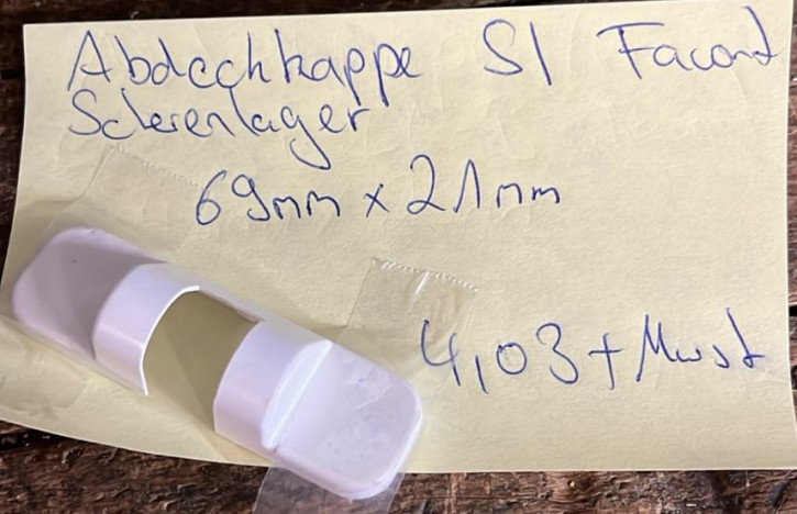 Abdeckkappe SIegenia SI Favorit Scherenlager