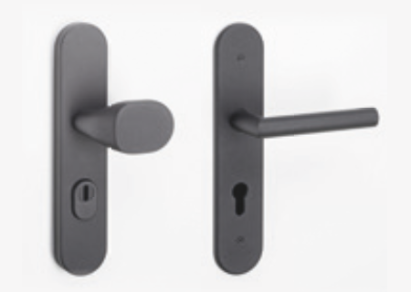 Edelstahl-Schutzbeschlag Black Frosted PZ 92mm Entfernungsmaß KZS