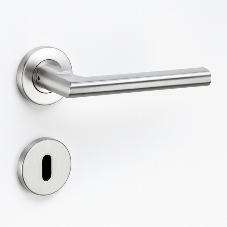 Türdrücker-Garnitur Rechteck-Form | Edelstahl BB