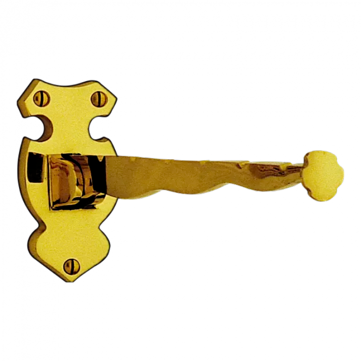 Klapp-Haken Messing poliert