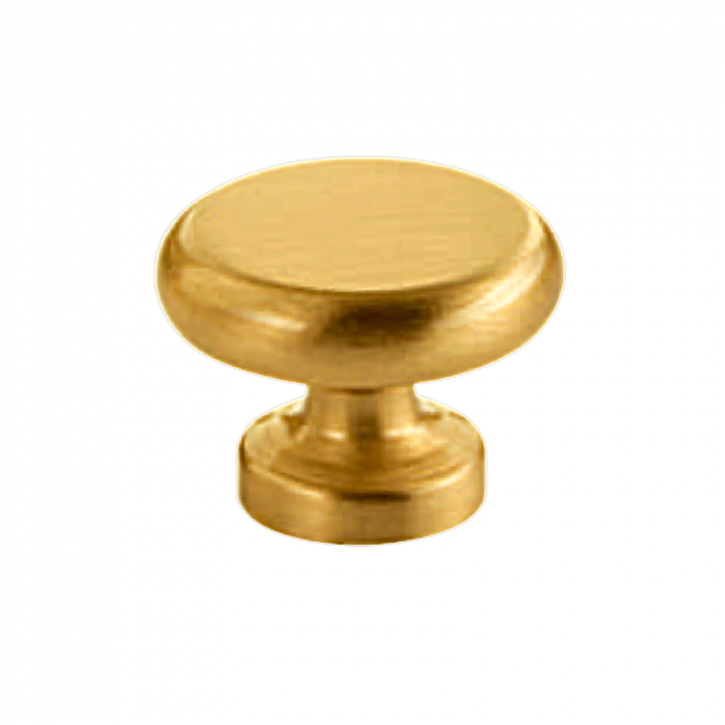 Möbelknopf Messing matt gebürstet