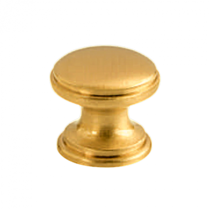 Möbelknopf Messing matt gebürstet