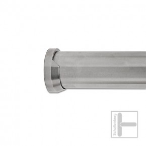 Edelstahl-Rohr 30 mm Mit Wandlagern / 080 cm