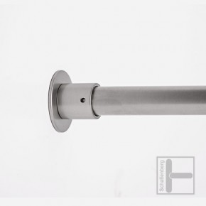 Edelstahl-Rohr 20 mm Mit Wandlagern / 125 cm