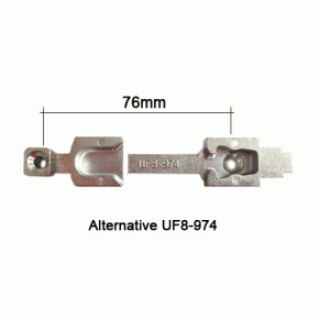 Kipp-Schließblech GU UF8-974A (Alternative UF8-974)