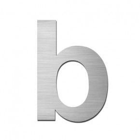 Hausnummer 4600 Edelstahl Zusantz "b"