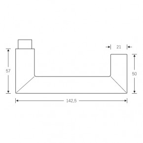 Türdrücker-Garnitur FSB-1016 | Aluminium Profil-Zylinder