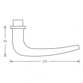 Türdrücker-Garnitur FSB-1163 | Aluminium Profil-Zylinder