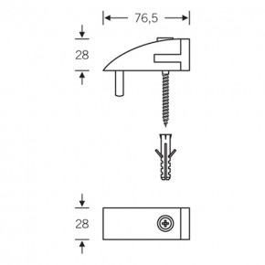 Türpuffer FSB-3819 | Aluminium