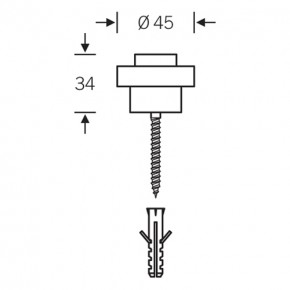 Türpuffer FSB-3881 | Aluminium