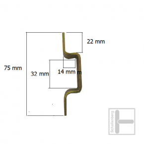 Schlaufe 16 A  ( 4 Schraublöcher )