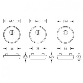 Schutzrosette FSB 73-7395-01 | Aluminium