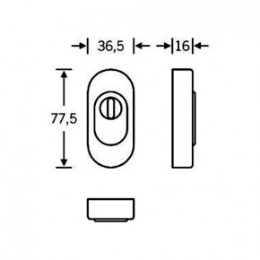 Schutzrosette FSB 73-3249 | Aluminium