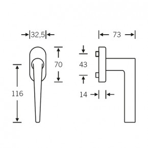 Fenstergriff FSB-341005