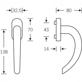 Fenstergriff FSB-341160